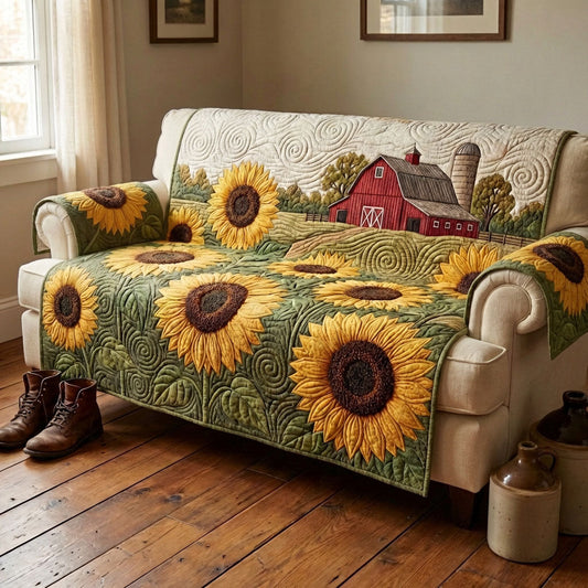 Harvest Sun Home Quilted Sofa Cover NCU0TV1561
