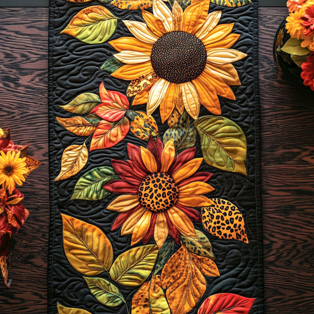 Harvest Trail Quilted Table Runner NCU0NT7283