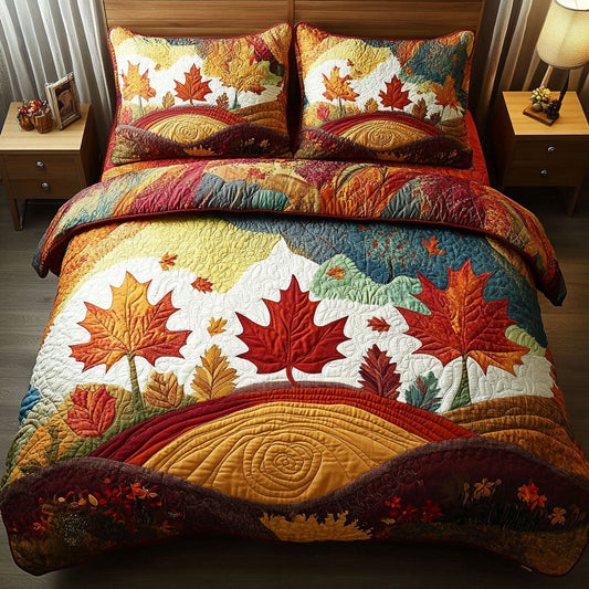 Harvest Winds 3-Piece Quilted Bedding Set NCU0PT7800