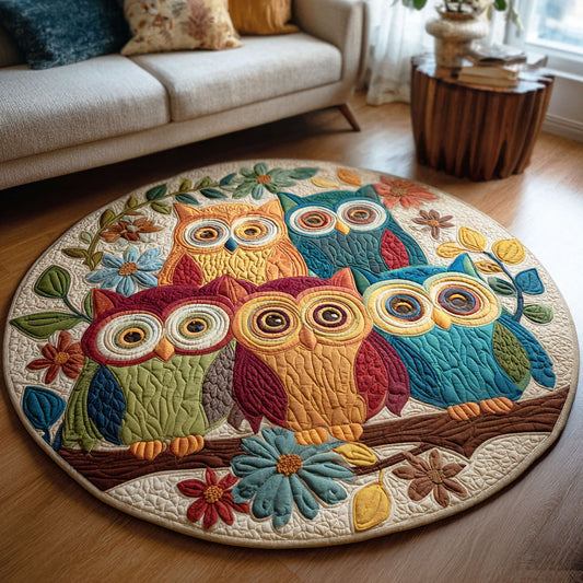 Harvest Wing Quilted Round Mat NCU0TD400