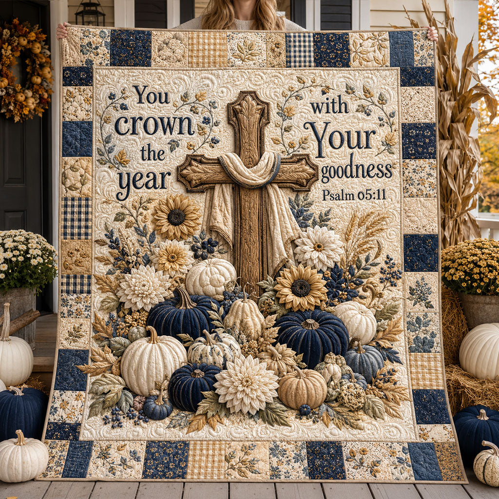 Harvested in Faith Quilted Blanket NCU0PT11778