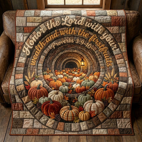 Harvests of Honor Quilted Blanket NCU0PT11782