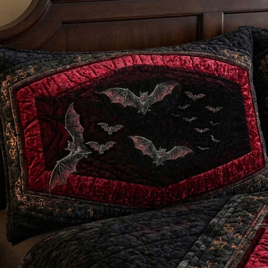 Haunted Coffin Quilted Bedding Pillow Case NCU0DV9914