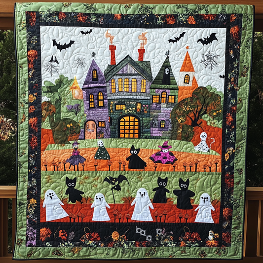 Haunted Mansion Quilted Blanket NCU0NT171