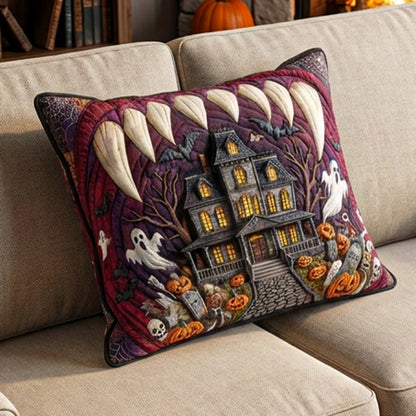 Haunted Maw Quilted Pillow Case NCU0PT11815