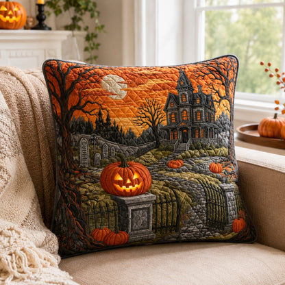 Haunted Remains Quilted Pillow Case NCU0PT11816