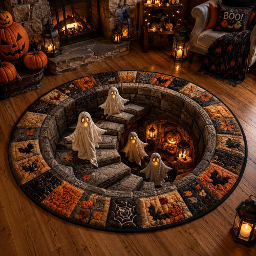 Haunted Stairway Round Carpet NCU0DV9838