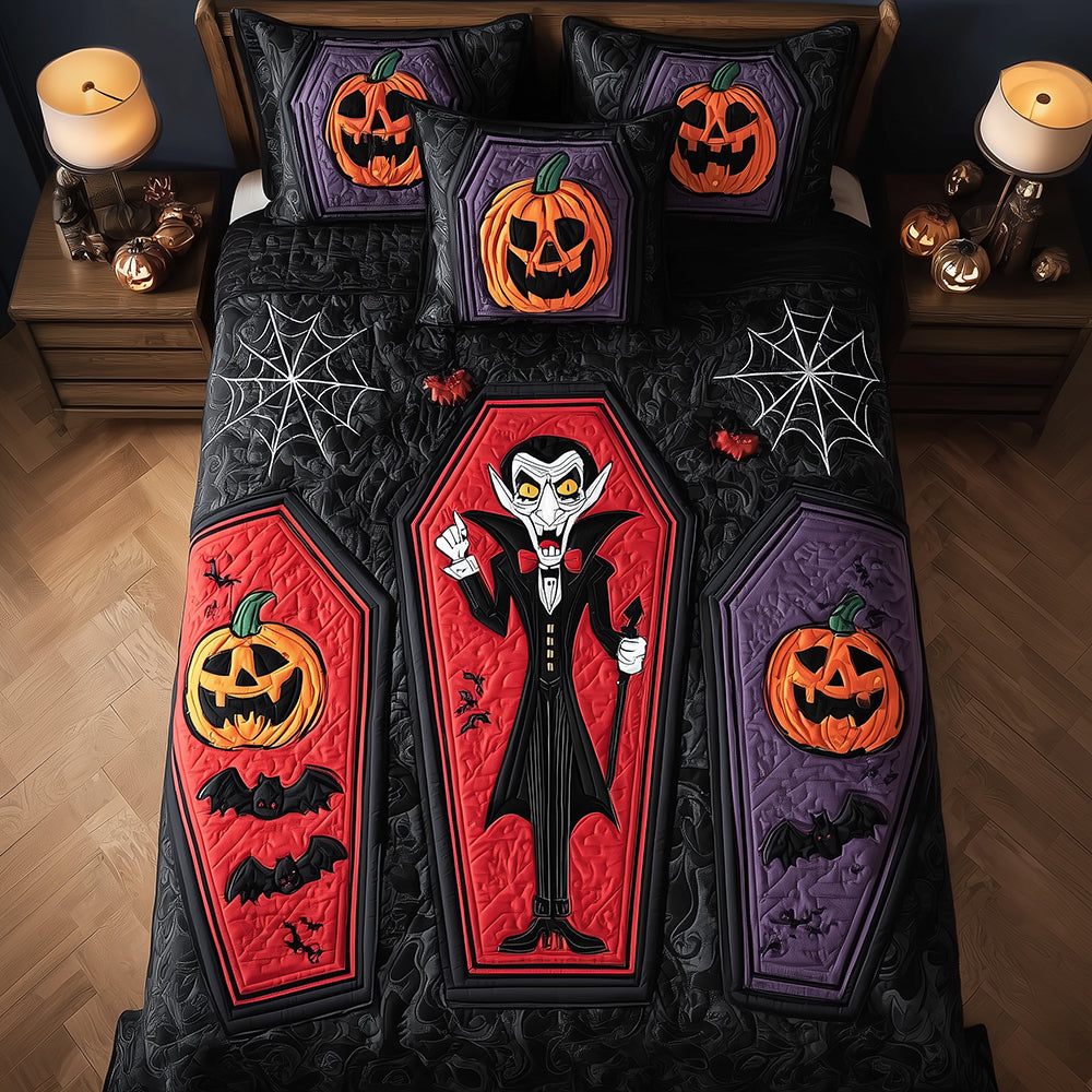 Haunted Bedtime Quilted Bedding Set NCU0TH3223