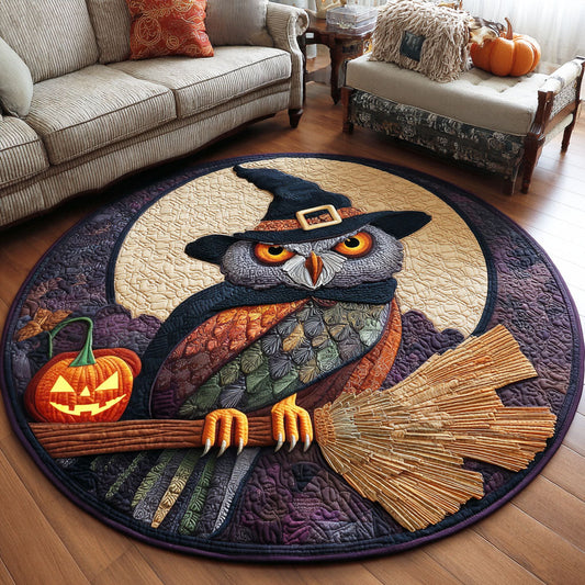 Haunted Flight Quilted Round Mat NCU0TD394