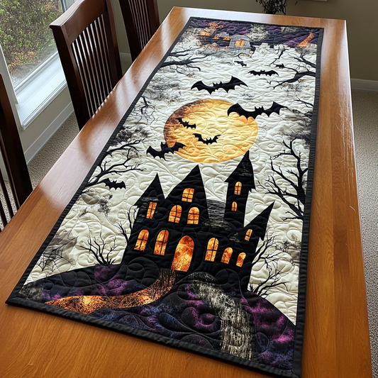 Haunted Glow Quilted Table Runner NCU0DK9377