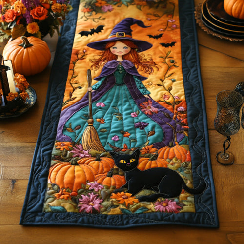 Haunted Glow Quilted Table Runner NCU0DV7215