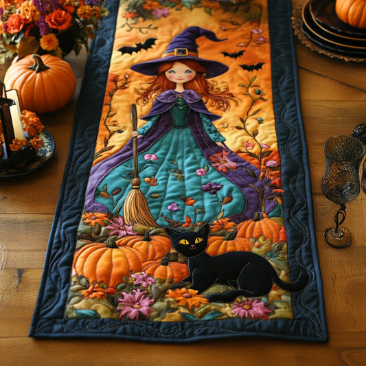 Haunted Glow Quilted Table Runner NCU0DV7215