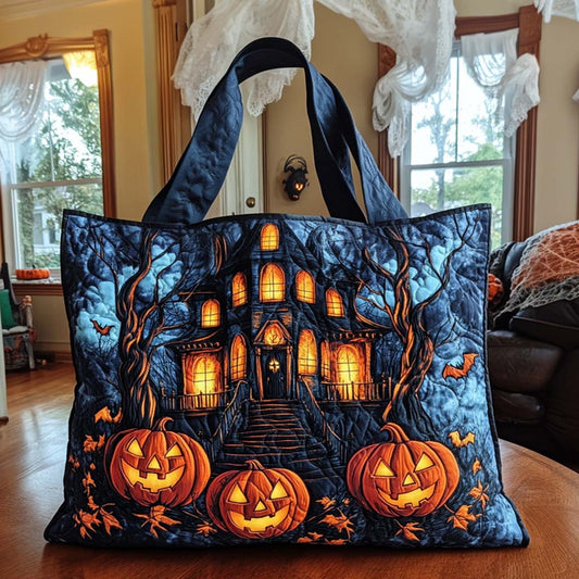 Haunted Glow Quilted Tote Bag NCU0NT9418