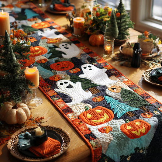 Haunted Harvest Quilted Table Runner NCU0DV7322