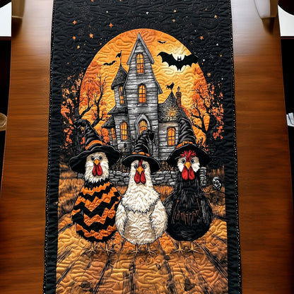 Haunted Harvest Quilted Table Runner NCU0PT782