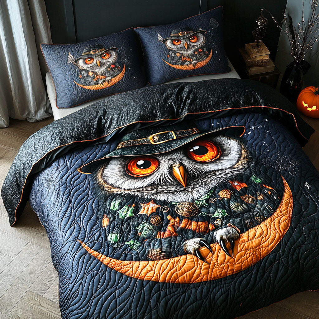 Haunted Moon 3-Piece Quilted Bedding Set NCU0TD518