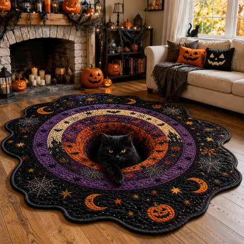 Haunted Moon Custom Shape Area Rug NCU0VL3594