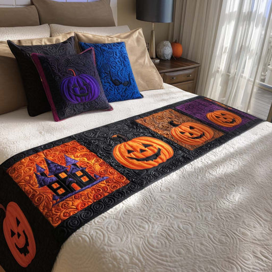 Haunted Moon Quilted Bed Runner NCU0NT9435