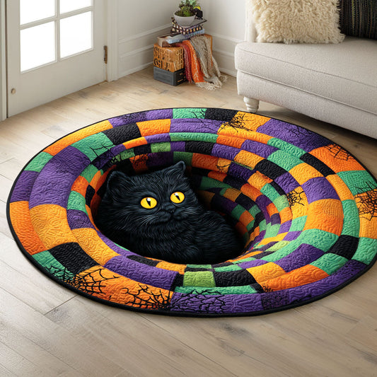 Haunted Moon Quilted Round Mat NCU0TD490