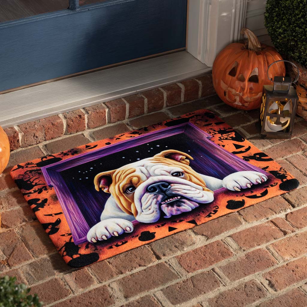 Haunted Pit Bulldog Doormat NCU0XD828
