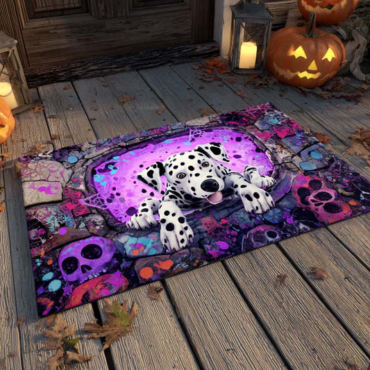 Haunted Portal Dalmatian Doormat NCU0XD819
