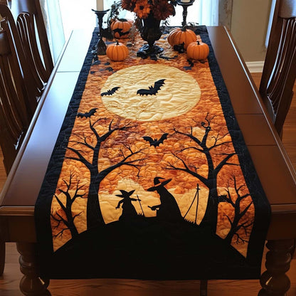 Haunted Silhouettes Quilted Table Runner NCU0NT701