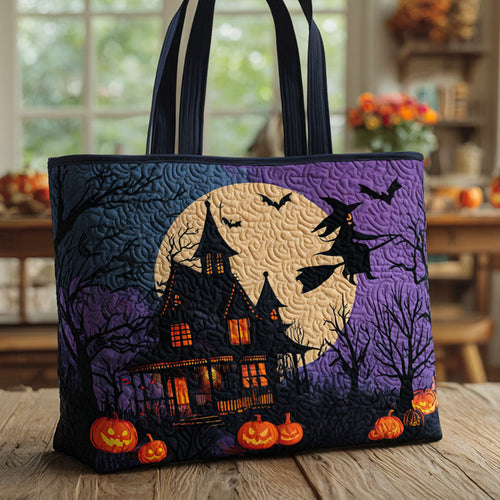 Haunted Sky Quilted Tote Bag NCU0PT8816