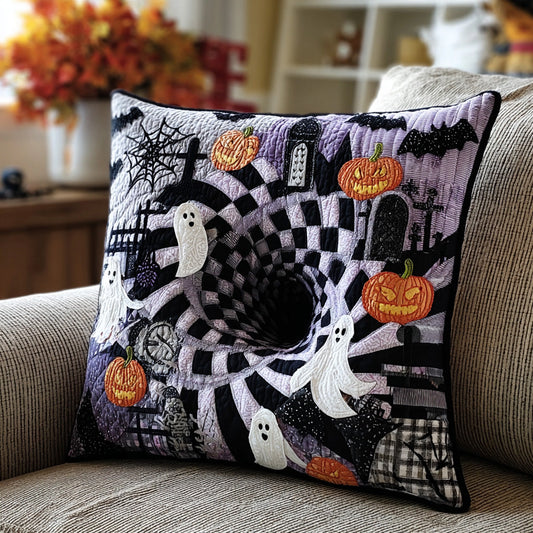 Haunted Spiral Quilted Pillow Case NCU0DV7574