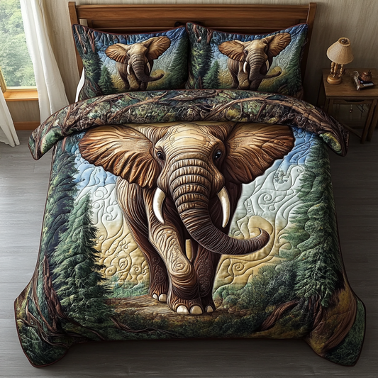 Haven of Harmony 3-Piece Quilted Bedding Set NCU0VH2515