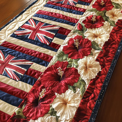 Hawaiian Charm Quilted Table Runner NCU0PT6378