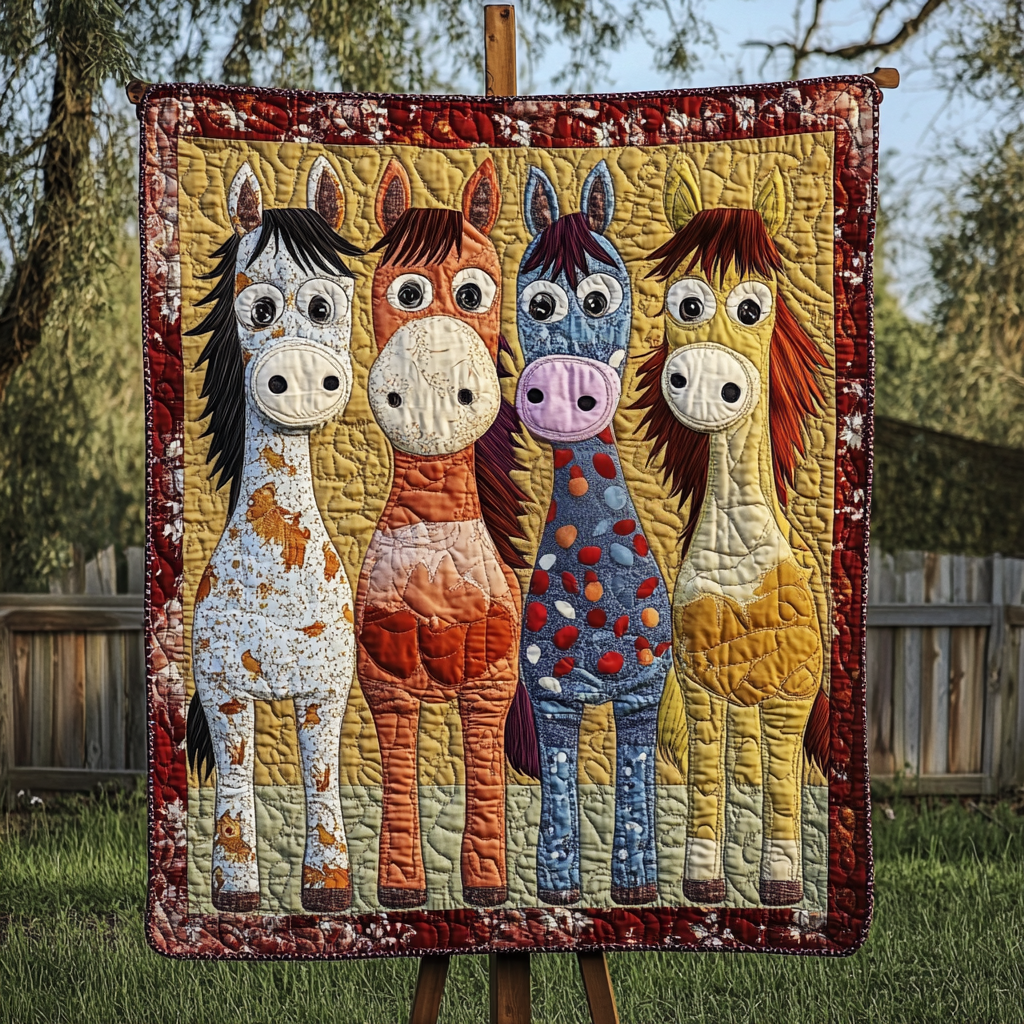 Hay Hugs Quilted Blanket NCU0VH5237
