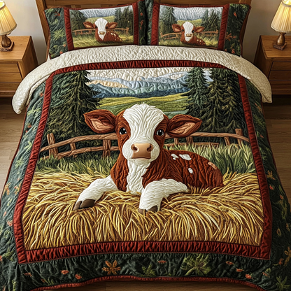 Hayfield Dream 3-Piece Quilted Bedding Set NCU0VH1498