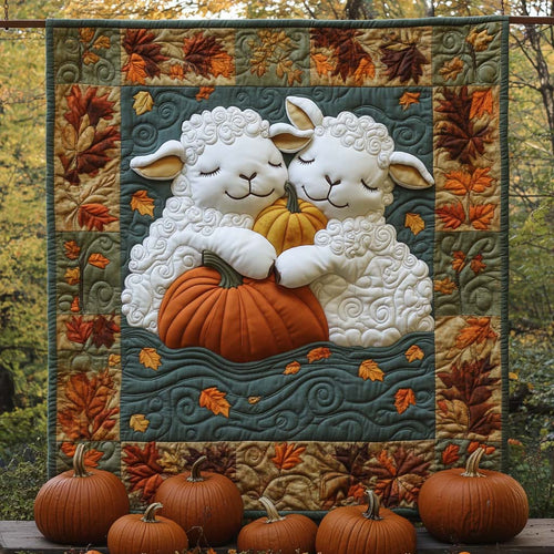 Hazel the Lamb Quilted Blanket NCU0XD075
