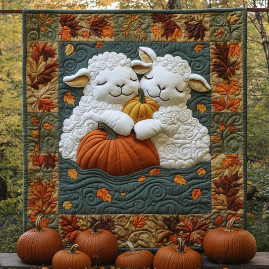 Hazel the Lamb Quilted Blanket NCU0XD075