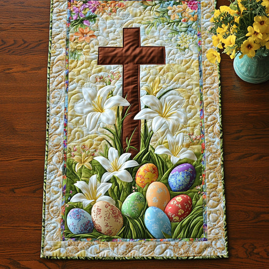 He is Risen Quilted Table Runner NCU0PT4915