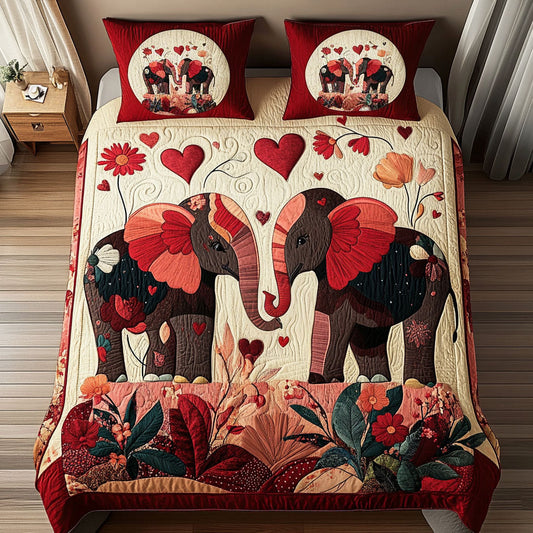Heart of the Herd 3-Piece Quilted Bedding Set NCU0NT2621