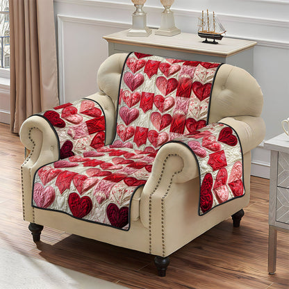 Heartbeat Elegance Quilted Sofa Cover NCU0PT3231