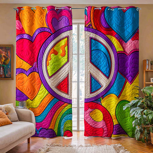 Heartbeat Freedom Quilted Curtains NCU0XD1574