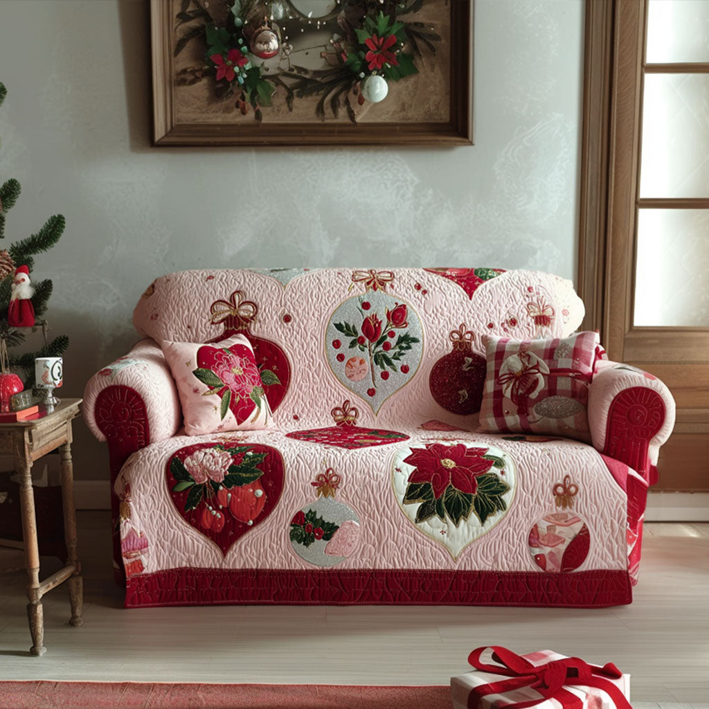 Heartfelt Blossom Quilted Sofa Cover NCU0PT10594