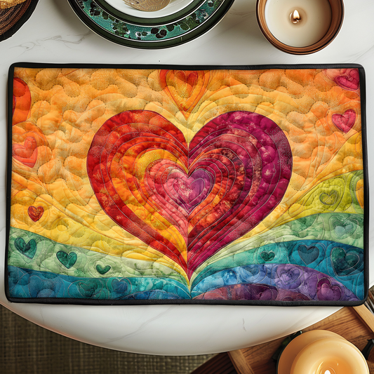 Heartfelt Charm Quilted Place Mat NCU0DK5295