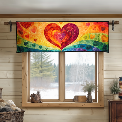 Heartfelt Charm Quilted Valance NCU0DK4718