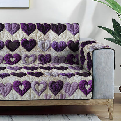 Heartfelt Harmony Quilted Sofa Cover NCU0PT3232