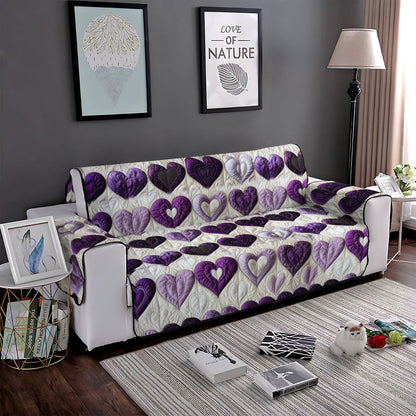 Heartfelt Harmony Quilted Sofa Cover NCU0PT3232