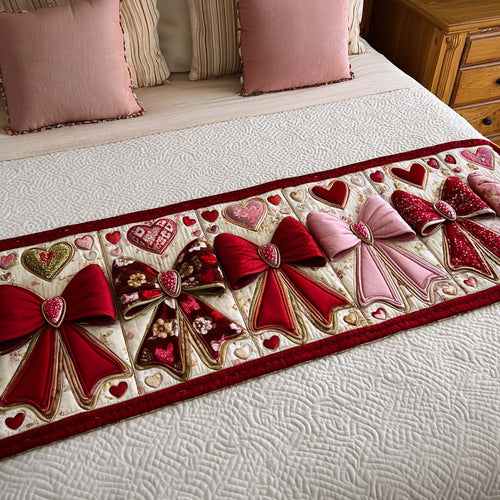 Heartfelt Magic Quilted Bed Runner NCU0NT11656