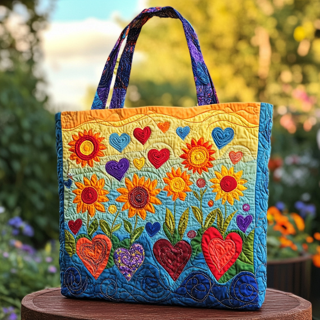 Heartfield Love Quilted Tote Bag NCU0VL2717