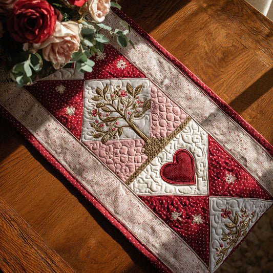 Hearthside Blooms Quilted Table Runner NCU0PT11240