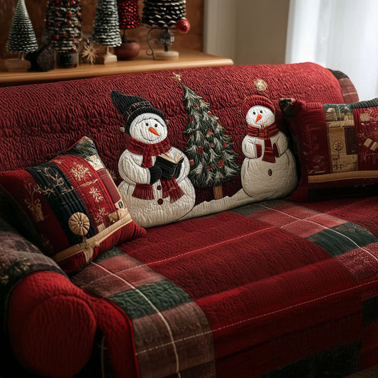 Hearthside Frosty Magic Quilted Sofa Cover NCU0PT9888