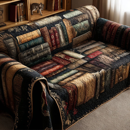 Hearthside Tales Quilted Sofa Cover NCU0PT9738
