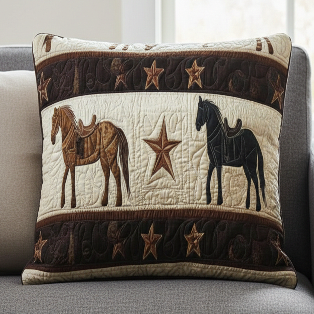 Heartland Rodeo Quilted Pillow Case NCU0NT10809