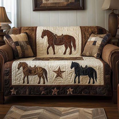Cowboy Quilted Sofa Cover NCU0VT302